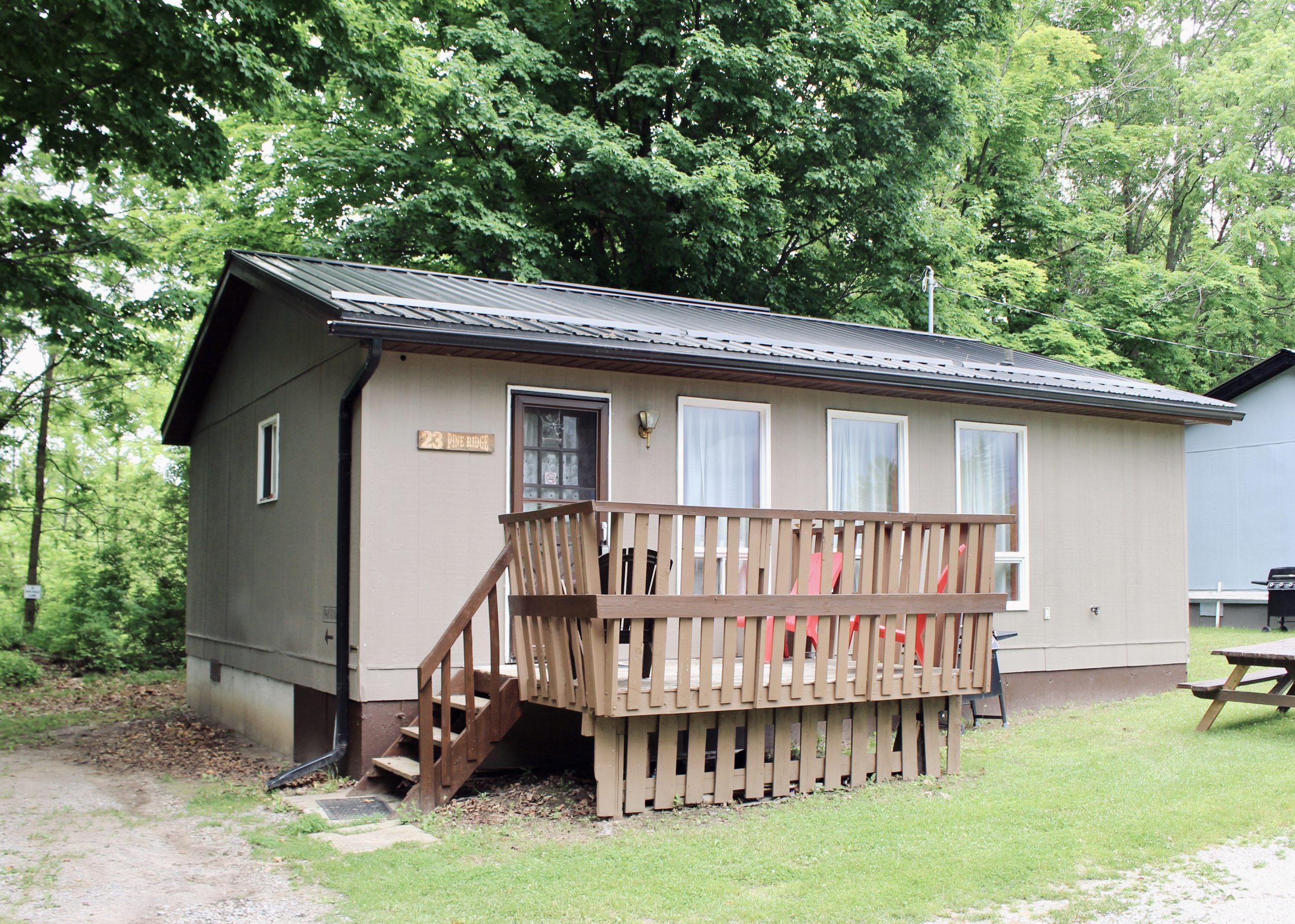Cottage view at Lake Dalrymple Resort cottages near GTA
